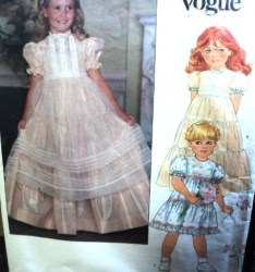 2866 VOG RUFFLE OR NOT TIER DRESS LENGTHS,PINAFORE PATTERN 4,3